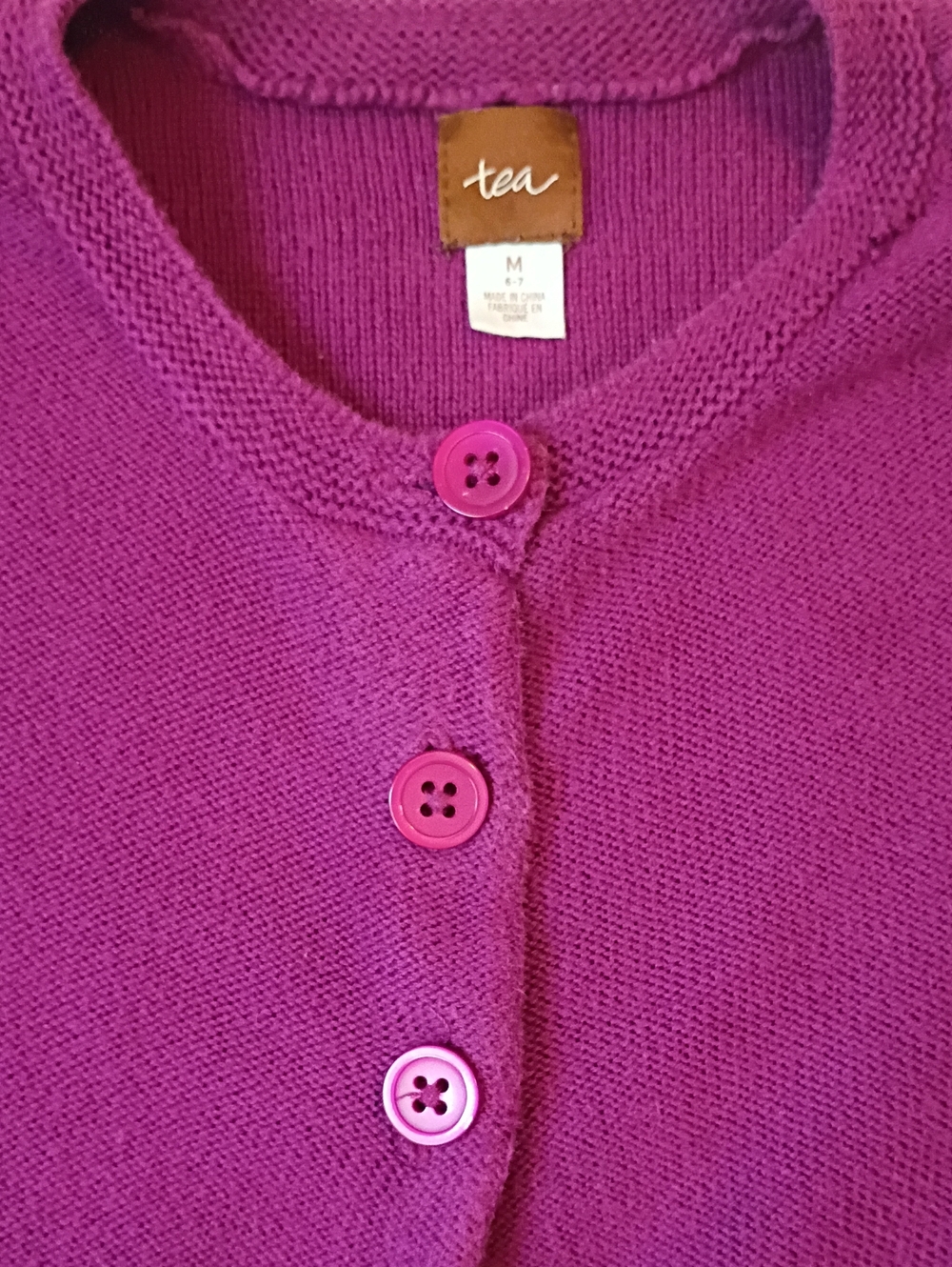 Tea Collection Girls Ruffle Sleeve Cardigan - Picture 2 of 5